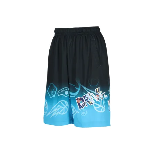 Конверс Чёрно-синий Градиентный Школьный возраст Короткий