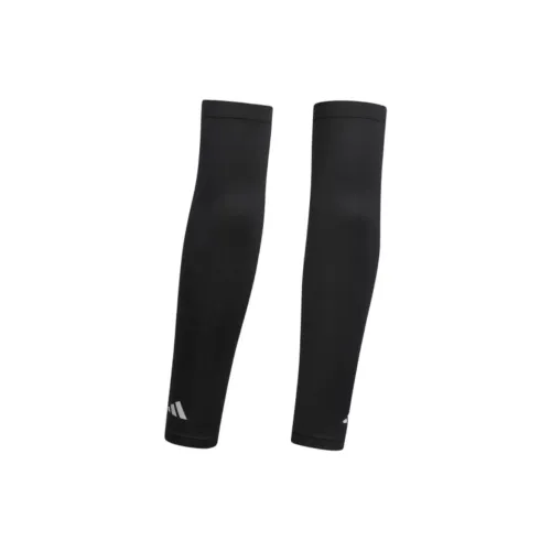 Adidas Переработанный полиэстер эластан рукава с защитой от солнца мужской черный