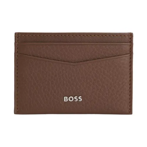 Hugo Boss Кожа Держатель для карт Мужской Коричневый
