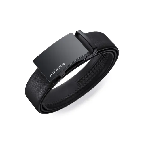 ELLE HOMME Ткань Коровья Кожа Модный Тренд Повседневный Универсальный Ремень Мужской Металлический Ширина 3,5 см