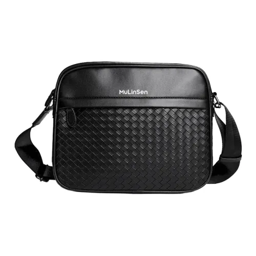 Mulinsen ПУ (полиуретан) Сумка через плечо Сумка на плечо Стандартная Унисекс Вязаная ткань