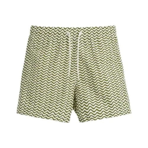 ZARA Белые Мужские Плавательные Шорты