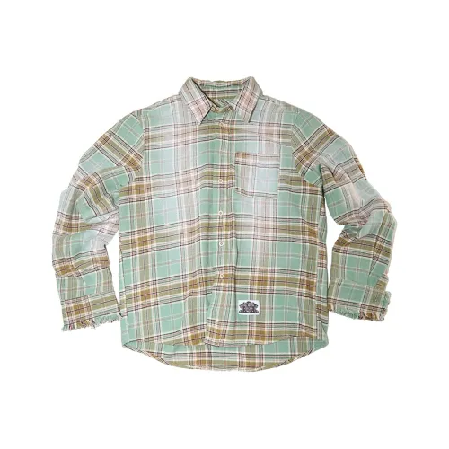 TREMINAL Зеленая Унисекс Рубашка