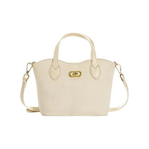 MESUCA Синтетическая кожа Сумка через плечо Одно плечо Средний размер Женская Экрю