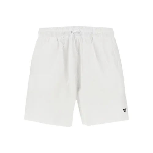 EMPORIO ARMANI Пляжные шорты Мужские Белые