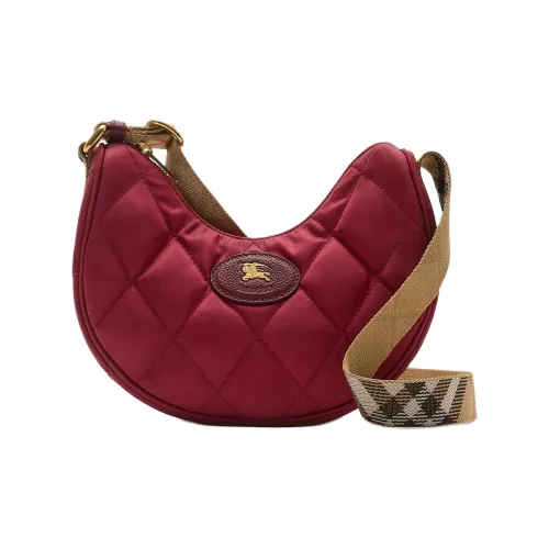 Burberry Сумка Кросс-боди Horseshoe​ Регулируемый Текстильный Ремень Застежка-молния Вручную Прокрашенные Края