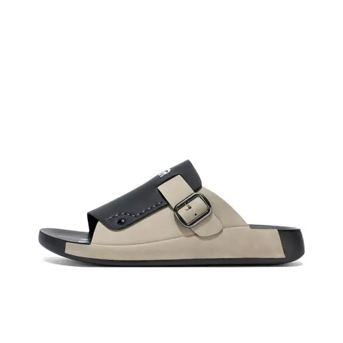 Shiozawa Резина Пена Подошва Шов Устойчивый к Износу Быстросохнущий Слипоны Мужские Черные