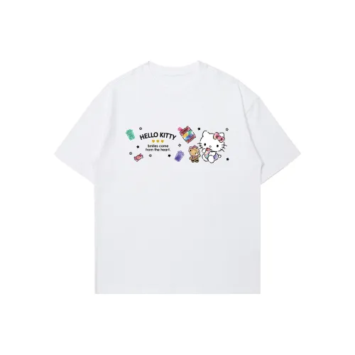 Sanrio x HelloKitty Hello Kitty T-Shirt Unisex Черный Белый