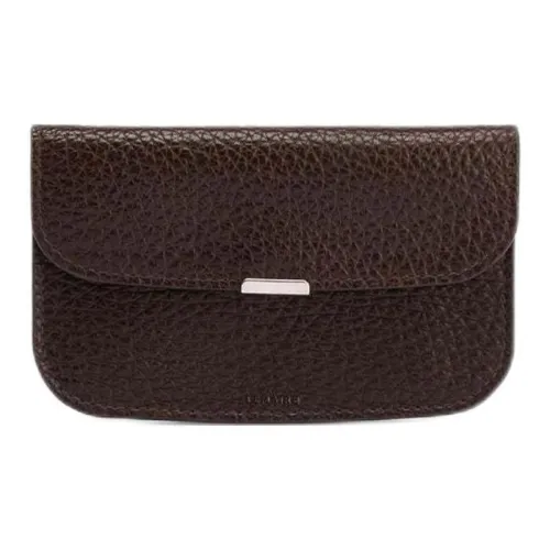 Lemaire Кошелек из коровьей кожи Coin Унисекс Темно-коричневый