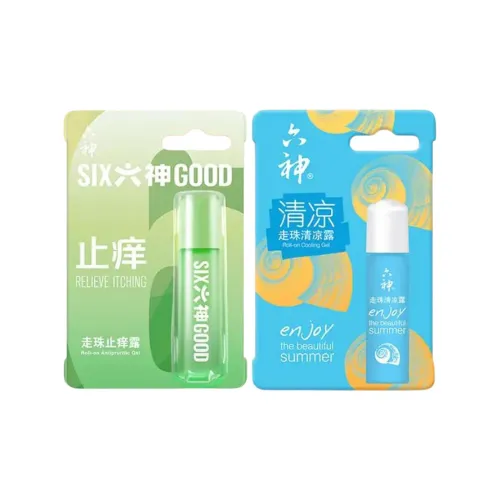 Six God Roll On Лосьон для облегчения зуда Наборы для ухода с ароматическими эффектами 9 мл + 9 мл