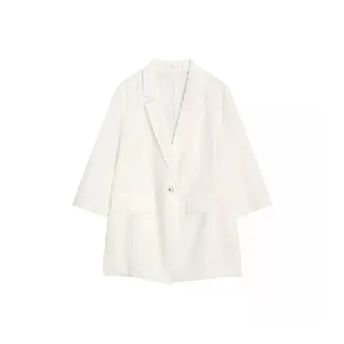 PIANDUAN Айвори Белый Женские Деловые Костюмы