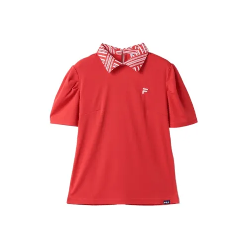 FILA Golf Series Красный Женская одежда для гольфа