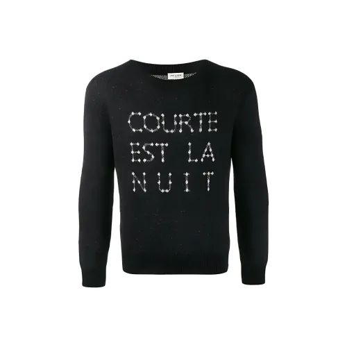 SAINT LAURENT Серые Мужские Свитера