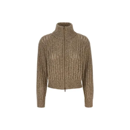 BRUNELLO CUCINELLI Трикотаж Женский Бежевый