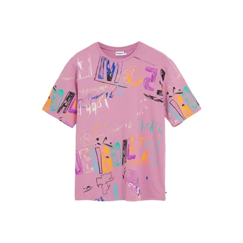 Desigual Розовые Мужские Футболки