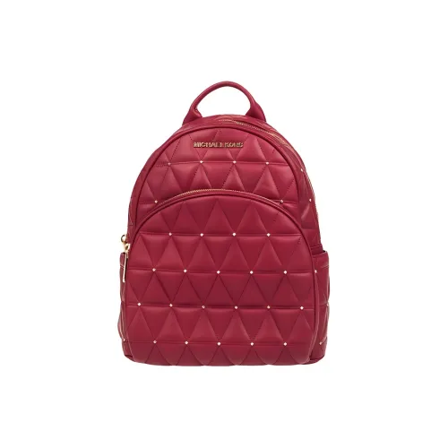 MICHAEL KORS Abbey Sheepskin Backpack Women's Red