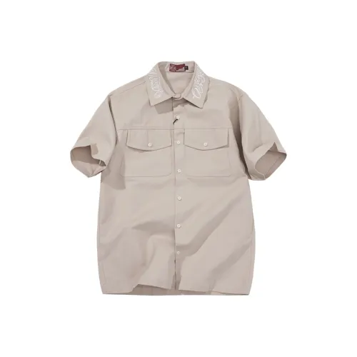 NUCLEAR EXPLOSION Бежевый Мужская Рубашка