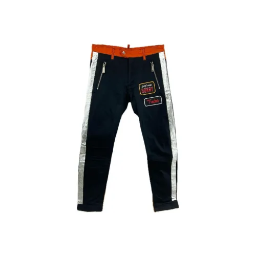 DSQUARED 2 Мужские Повседневные Брюки Черные
