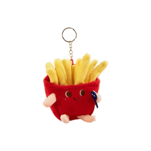QUBENCHU Картофель фри Куклы Плюшевый Брелок 10 см Длина Тела