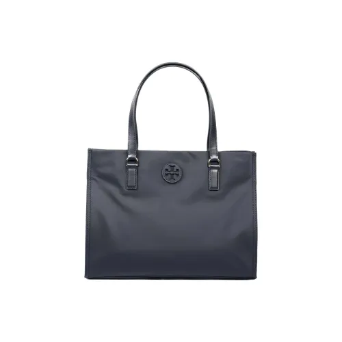 TORY BURCH Ella Нейлон Тоут Сумка Сумка для покупок Сумка Сумка через плечо Маленькая Женская Черная
