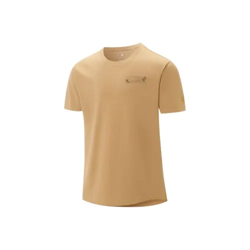 XTEP Oak Yellow Men's T-Shirts XTEP Дуб Желтый Мужские Футболки