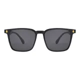 Черная оправа с серыми линзами