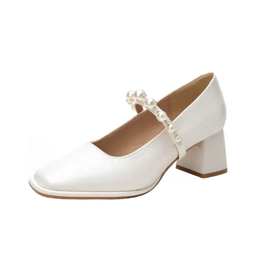 TATAYA Грубый каблук Мэри Джейн Женские обувь