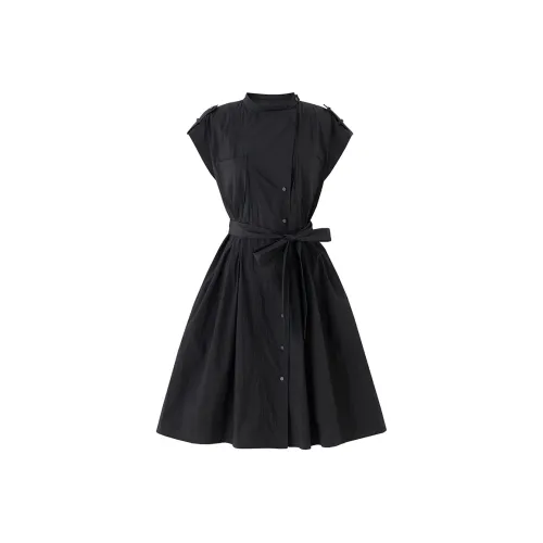 SOON FLOWER Короткий рукав Платье Женское