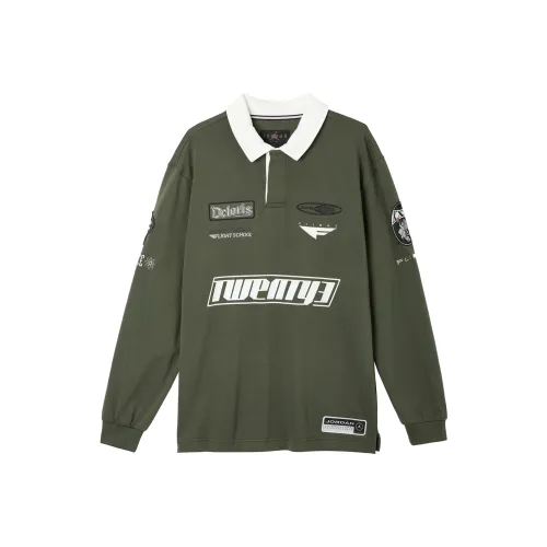 Jordan Essentials Регби Джерси Мужской Хаки Зеленый