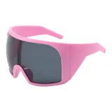 Розовая оправа с серыми линзами