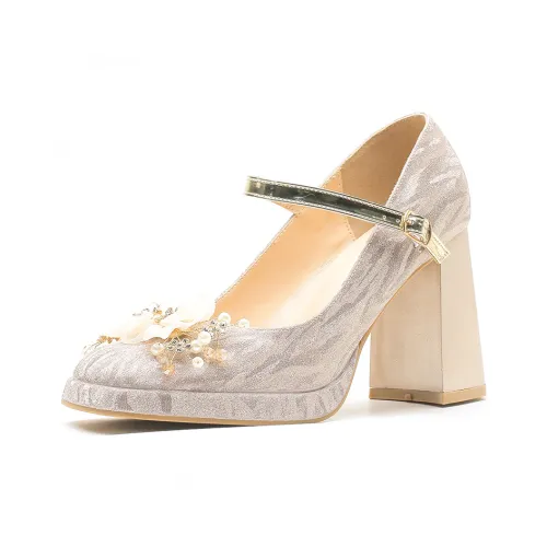 GOSO Грубый каблук Мэри Джейн Женские обувь