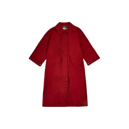 BARBOUR x Alexa Chung Тренчкот Женский Красный