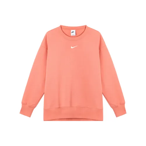 Nike PHNX FLC OS Длинный CRE Толстовка Женская Розовая