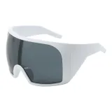 Белая оправа с серыми линзами