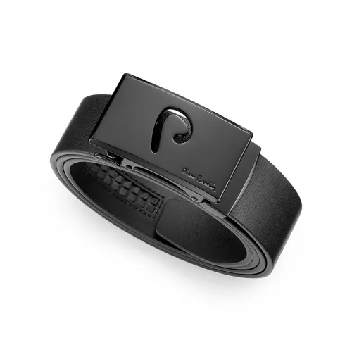 PIERRE CARDIN Ремни из крупнозернистой текстуры коровьей кожи мужской 3,45 см