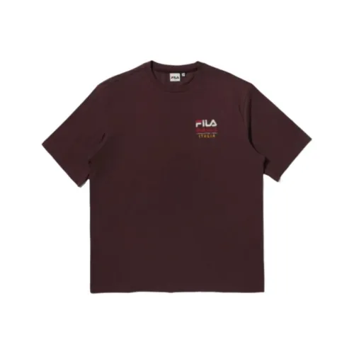 FILA Бургундский Унисекс T Рубашки