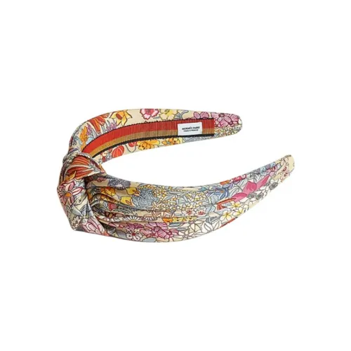 HERMES Шелковые ободки для волос Женские Бежевые