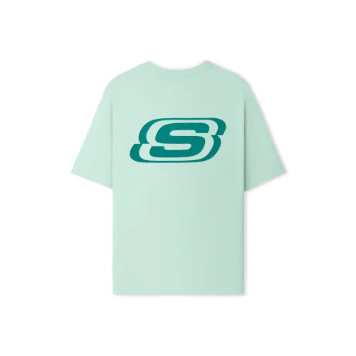 Skechers Мятно-зеленая унисекс футболка