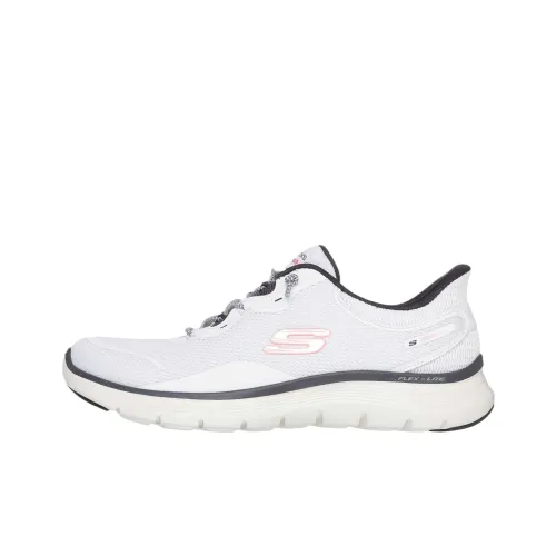 Skechers Flex Appeal 5,0 Low Топ Беговые кроссовки Женские Белые