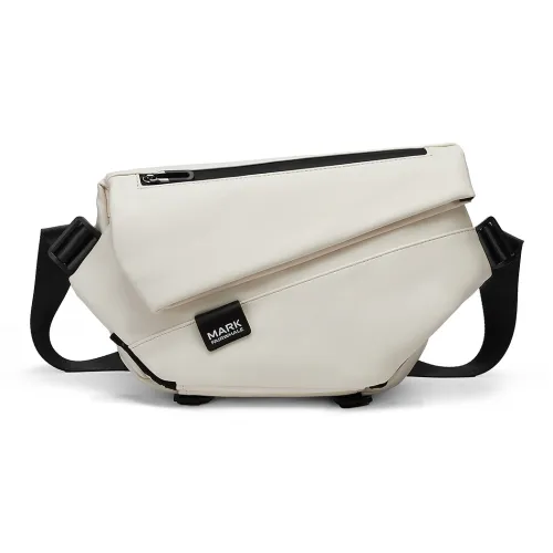 FAIRWHALE Сумка через плечо из синтетической кожи унисекс цвет экрю