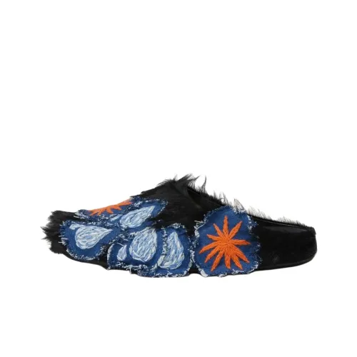 MARNI Быстросохнущие Домашние тапочки Мужские Черные
