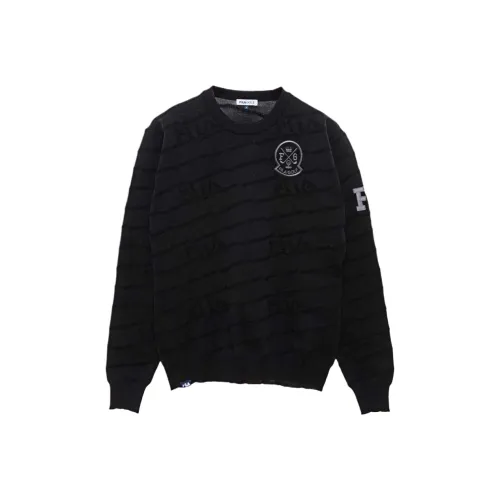 FILA GOLF серия Мужские черные свитеры