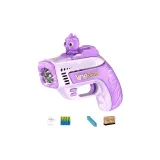 [Батарейка Версия] Капибара Пузырьки Pistолет [1 Вода, 4 Батарейки, 10 Жидкости] - Фиолетовый