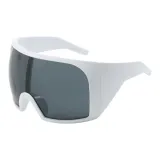 Серебряная оправа с серыми линзами