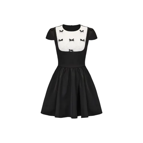 CHIWAWAMEME Короткий рукав Платье Женское