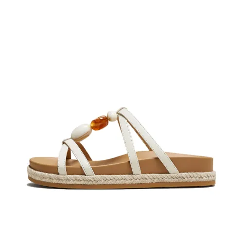 TATA Кожаные слипоны с пэчворком для женщин