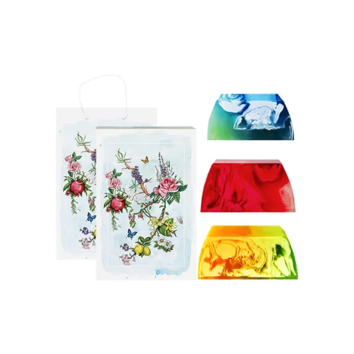KASANRIN Розовый Beautiful Кожа Мыло Чистка And Успокаивающий 100г+100г+100г