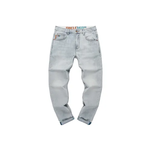 ZENGZHI Белая магнолия Мужские Джинсы