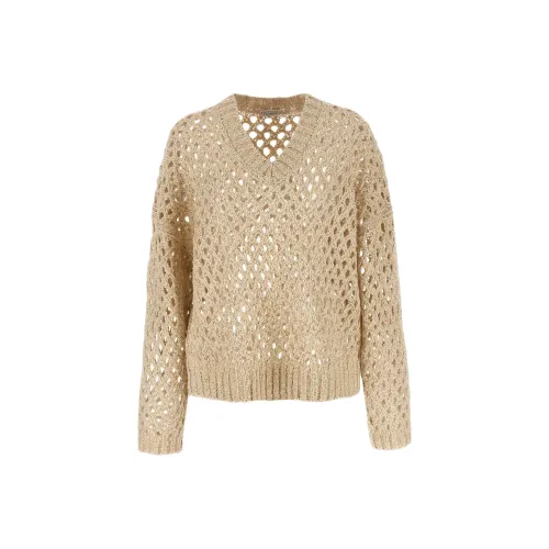 BRUNELLO CUCINELLI Трикотаж Женский Бежевый