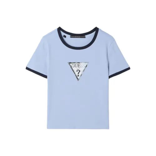 GUESS Светло-синие Женские футболки